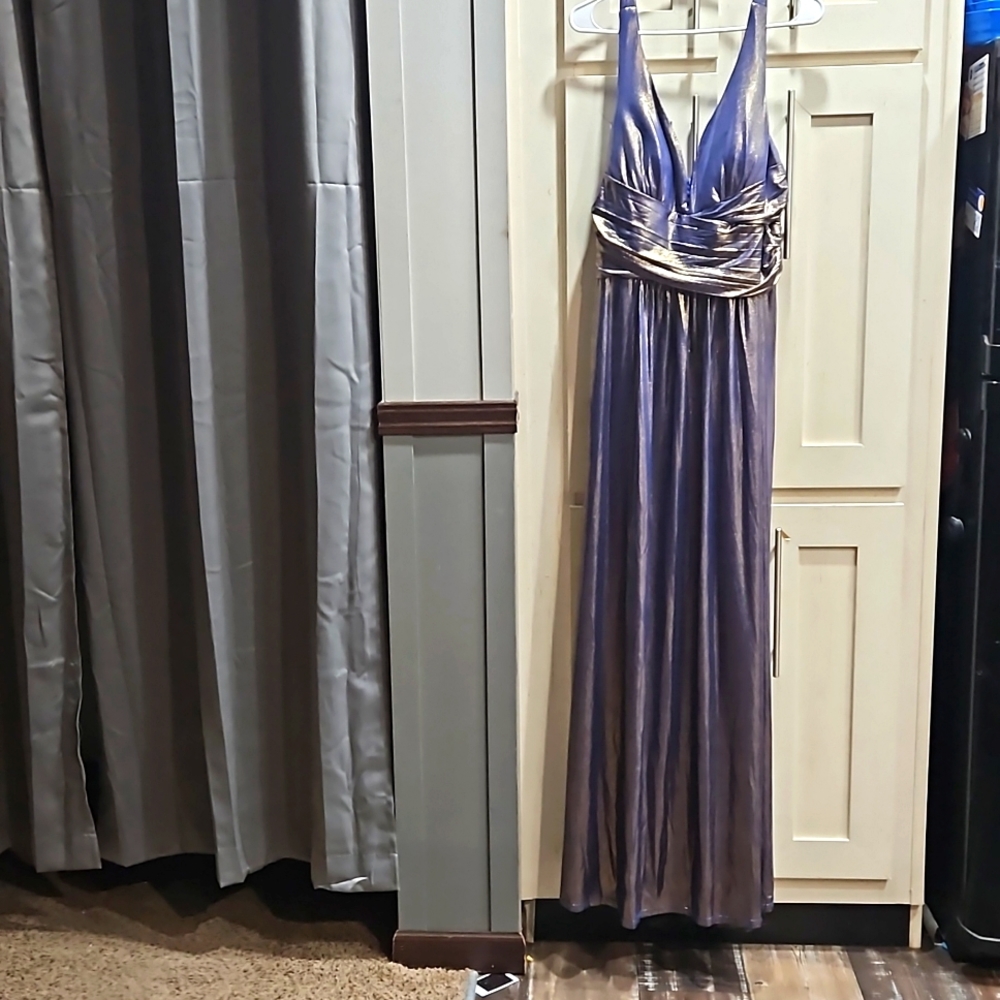 Ever Pretty size 14 Blue gold gown